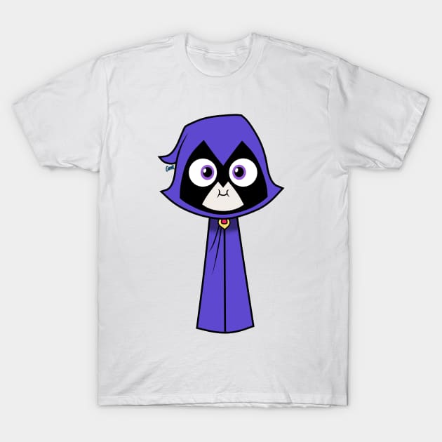 Raven doofus face T-Shirt by corzamoon